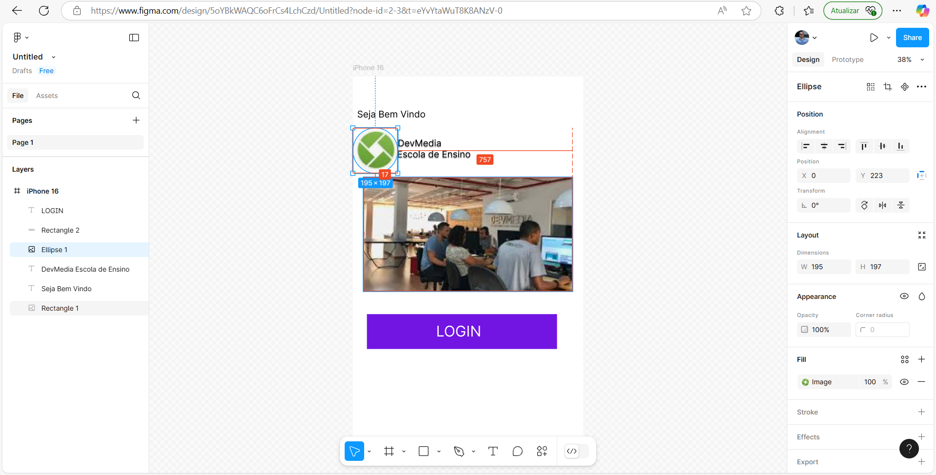Figma: verificar os espaçamentos entre os elementos Figma: verificar os espaçamentos entre os elementos