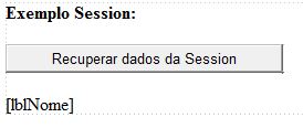 Botão recuperar dados da Session