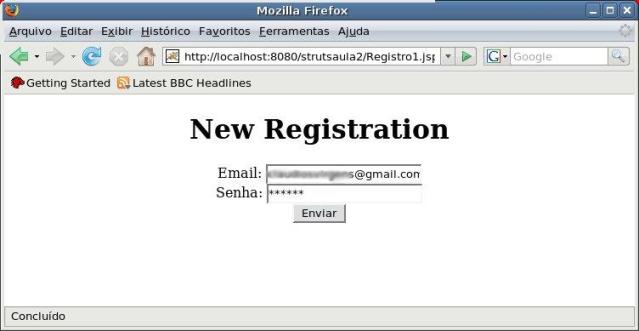New registration