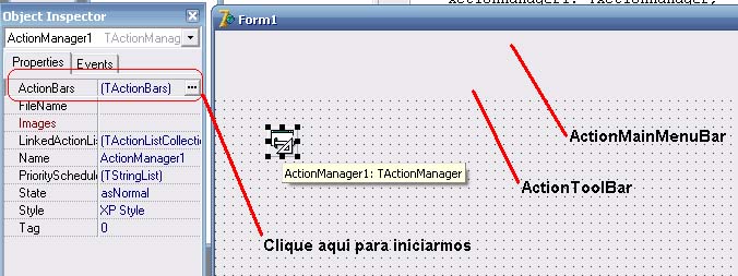 Componentes Posicionados no nosso Form