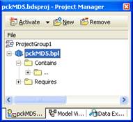 Instalao dos pacotes do componente