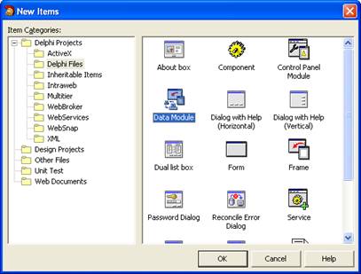 Criando o Data Module da aplicao