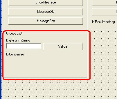 Exemplo de tela para o mini-editor