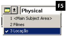 Seta do bot�o Create Subject Area