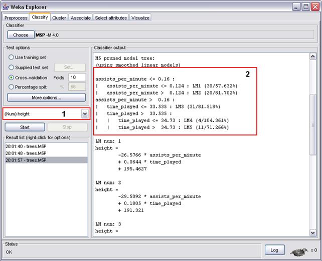 O resultado pode ser visualizado no destaque 2
