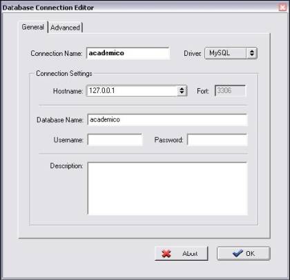 Database Connection Editor