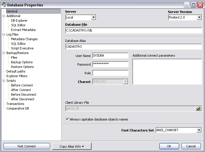 Visualizao do Register Database