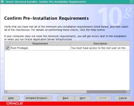 Acesso ao usurio root necessrio