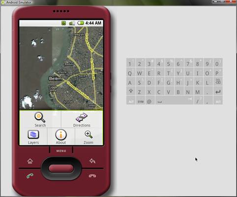 Google Maps com as suas principais funcionalidades