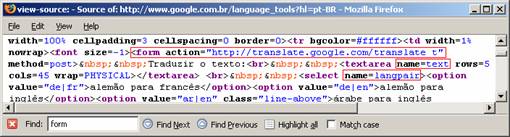 Detalhes do formulário
