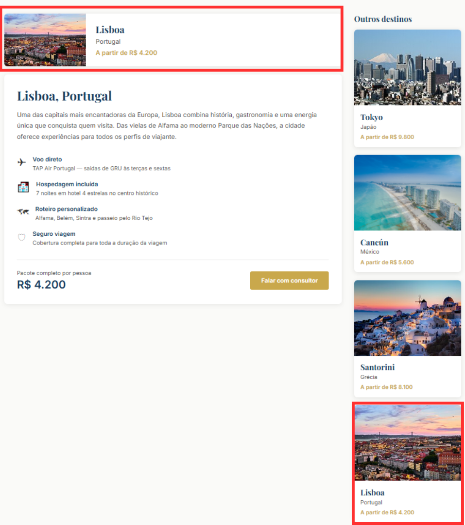 Exemplo de p�gina com container queries
