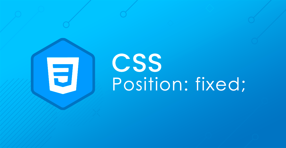 CSS: Position fixed