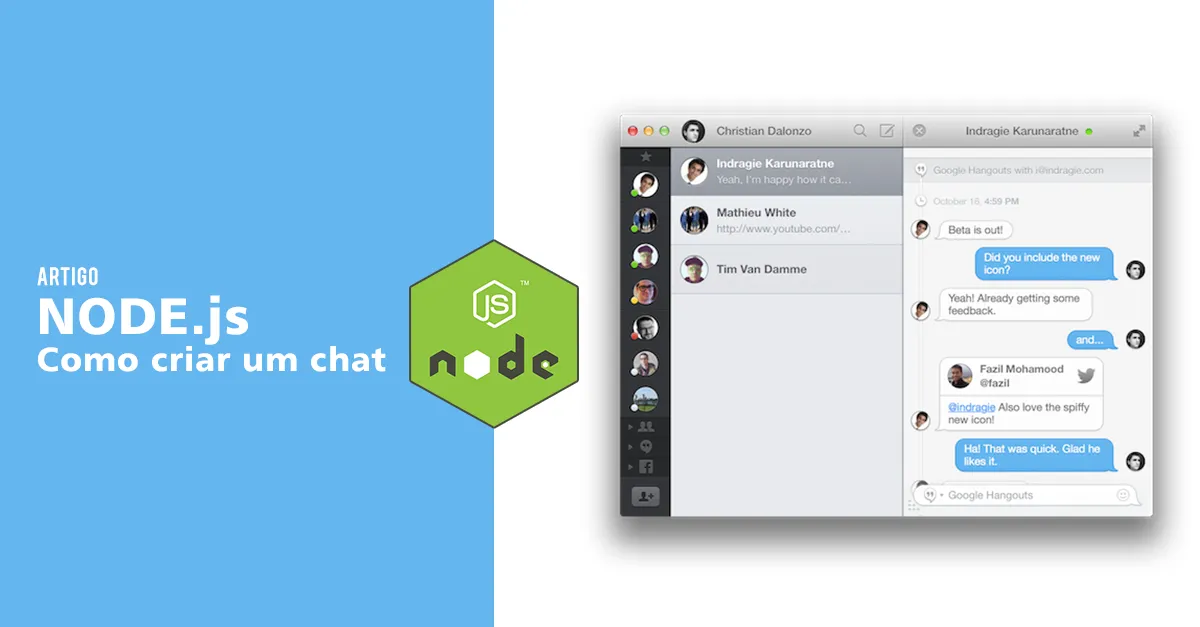 Como criar um chat com Node.js