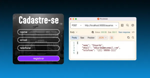 Construa uma API de captura de leads