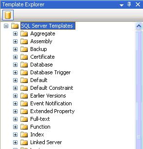 SQL Server Management Studio - Templates - DevMedia