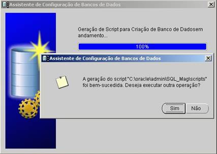 scripts de criação do BD gerado