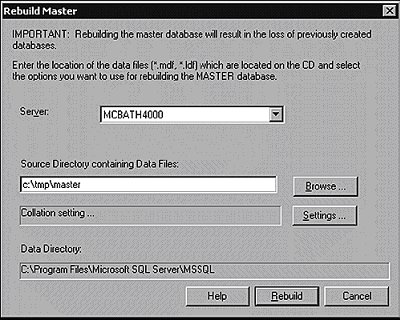 Tela inicial da recriao do master
