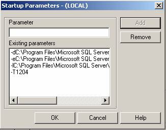 Resultado da ativação do trace flag 1204