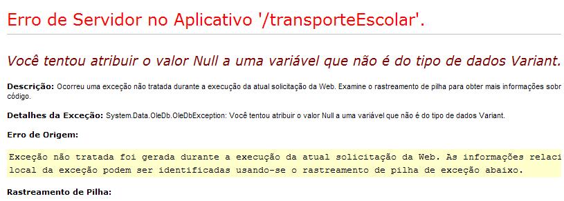 controle de transporte escolar