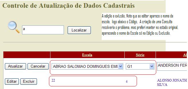 Controle de atualiza��o
