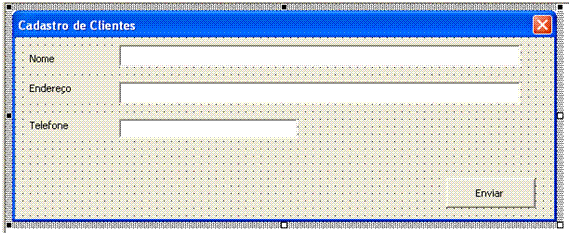 Dados do Cliente - Excel com VBA