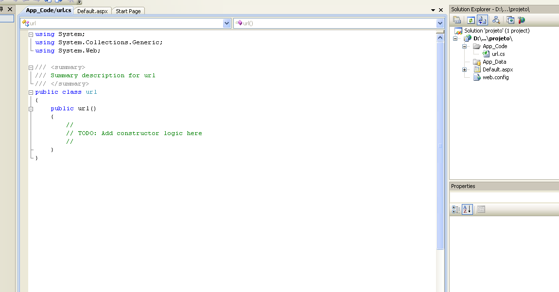 Adicionando uma classe