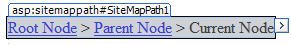 Componente SiteMapPath