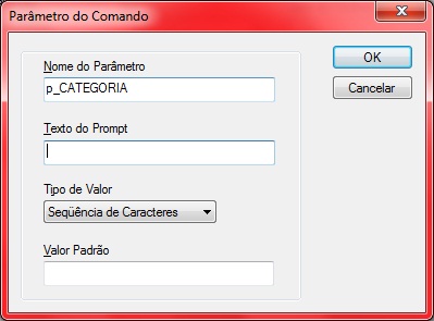 criando um parâmetro