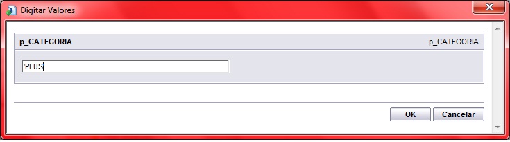 solicitação do valor