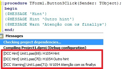 Diretivas de compilação