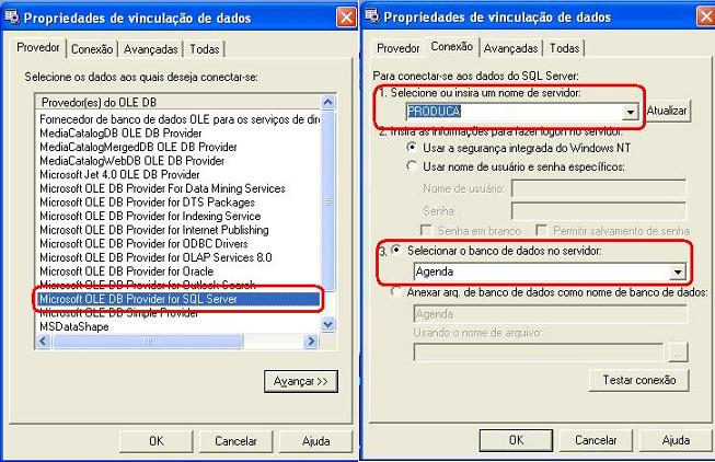 adicionando o servidor