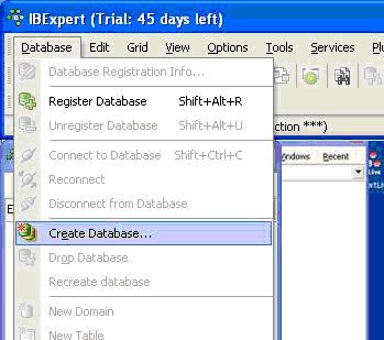 Create Database
