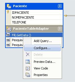 Configure TableAdapter