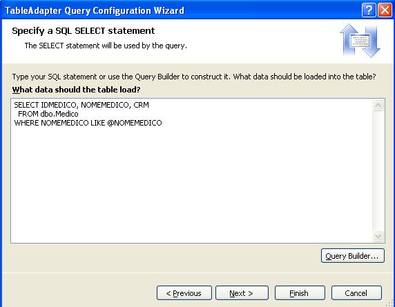 TableAdapter Configuration