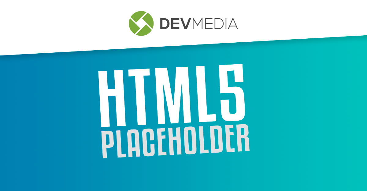 Placeholder em HTML5 Texto padrão de input