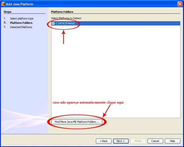 Adicionando a plataforma Java
