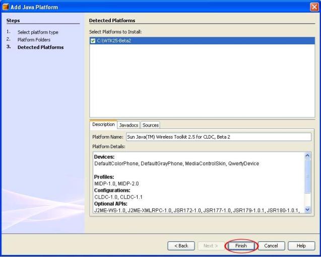 Plataforma Detectada