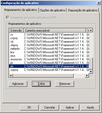 Tela IIS  Propriedades