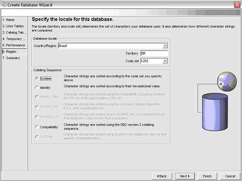 Localizao do banco de dados