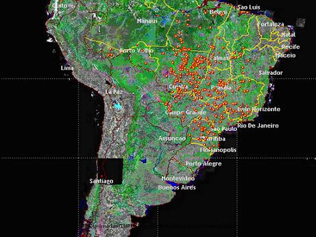 Sistema operacional para controle de queimadas