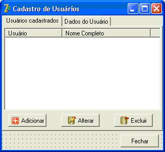 Usurios do banco carregados na ListView