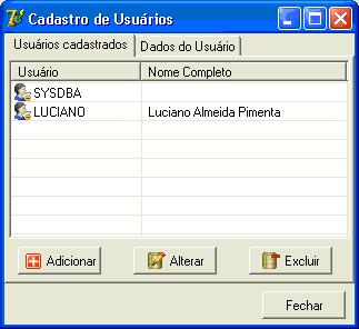 Usurios do banco carregados na ListView