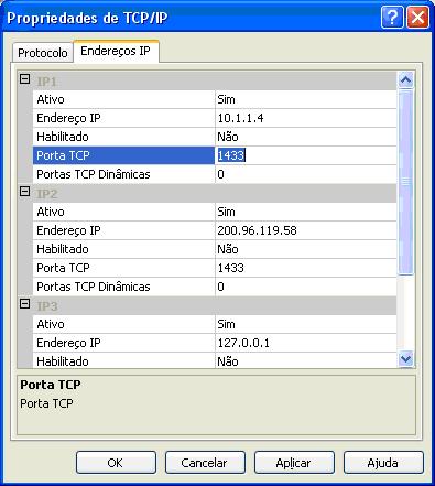 Erros de conex�o com o SQL Server