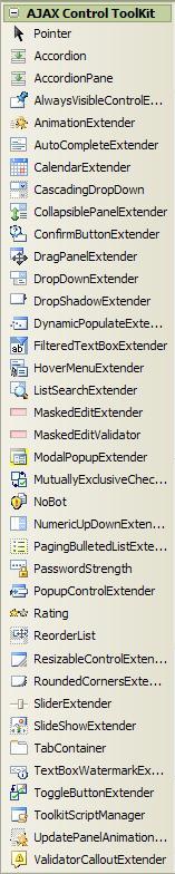 Controles do ToolKit