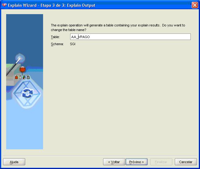Defini��o do nome da tabela