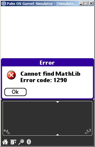 Biblioteca MathLib no encontrad