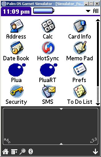 Gerenciador de aplicaes do Palm