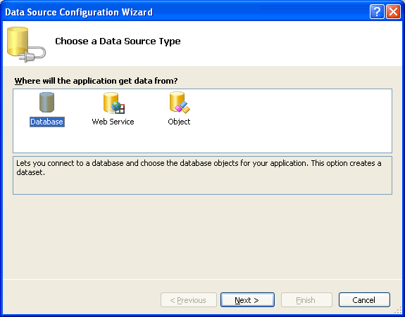 Data Source Configuration Wizard