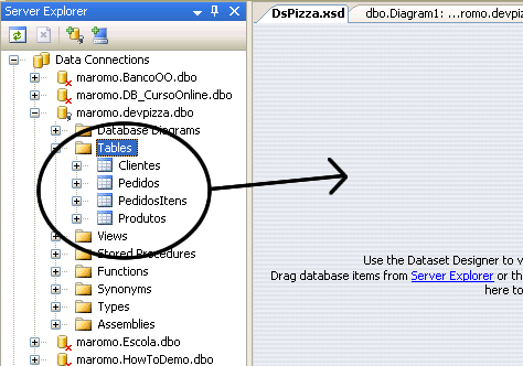Janela do Solution Explorer