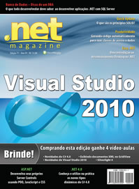 Revista .net Magazine Edição 71: Visual Studio 2010